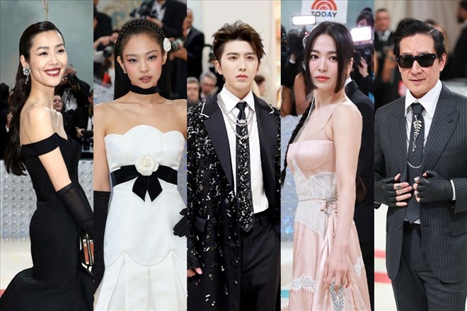 Song Hye Kyo, Jennie Blackpink và sao Châu Á trên thảm đỏ Met Gala 2023