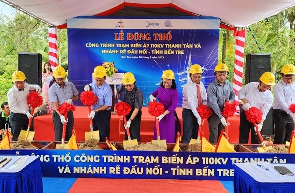 EVNSPC: Động thổ xây dựng công trình Trạm biến áp 110kV Thanh Tân