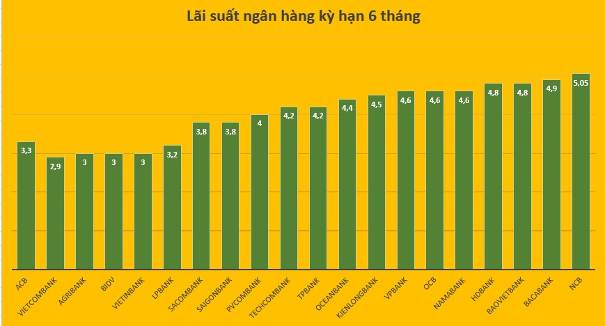 Lãi suất 6 tháng cao nhất: Nên gửi tiết kiệm NCB, BaoVietBank, hay HDBank?