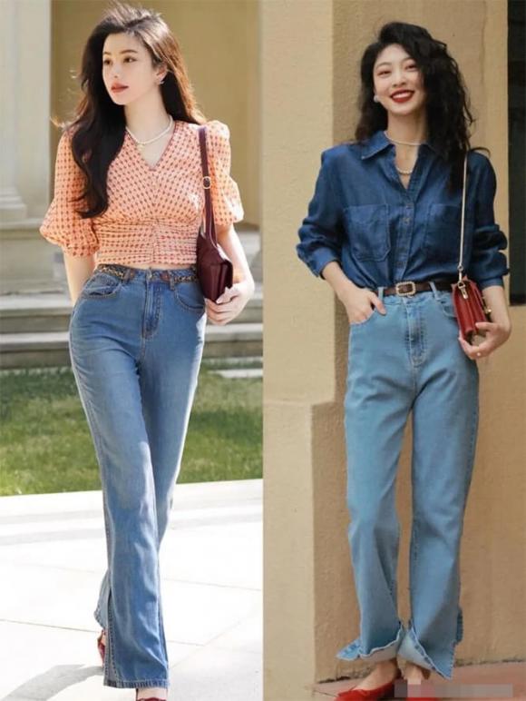 Khi mặc quần jeans vào mùa hè, nên kết hợp 3 kiểu “áo” này! Thời trang và gọn dáng