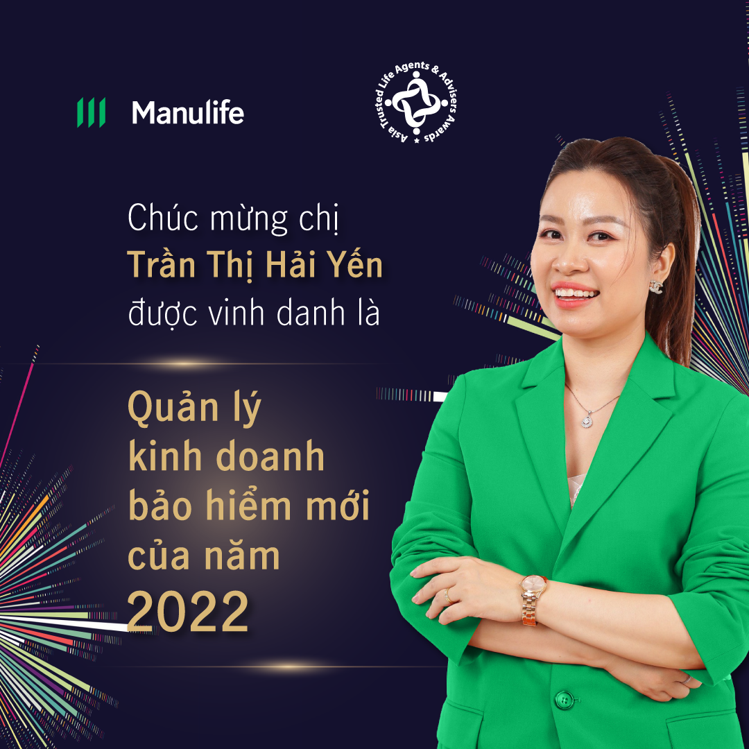 Manulife Việt Nam được vinh danh là “Công ty Bảo hiểm của Năm”