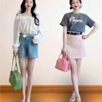 khi mặc áo phông mùa hè: Cách biến trang phục đơn giản trở nên thời trang là đây