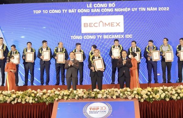 Tôn vinh Công ty Bất động sản công nghiệp uy tín năm 2022