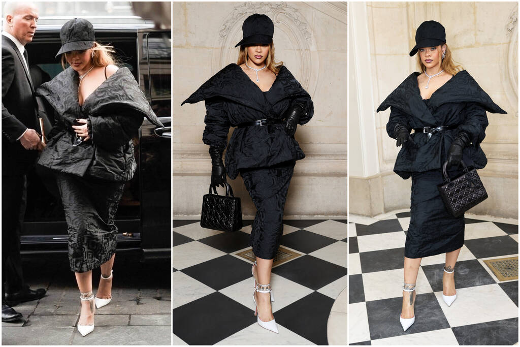 Rihanna là tâm điểm của show Dior. Ảnh: Dior