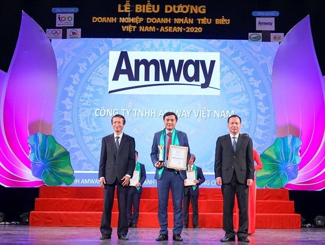 Amway nhận giải thưởng Doanh nghiệp tiêu biểu Việt Nam – ASEAN 2020