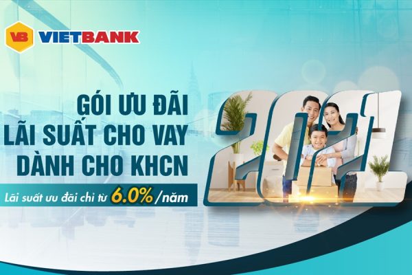 Khách hàng được ưu đãi lãi suất chỉ từ 7%/năm tại Vietbank