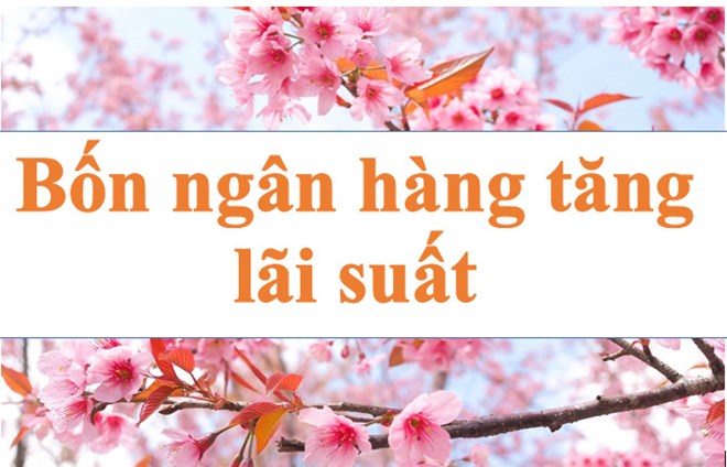 Lãi suất ngân hàng hôm nay 6.6: Bốn ngân hàng tăng lãi suất