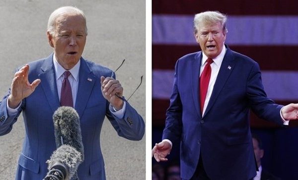 Ông Biden bất ngờ vượt lên dẫn trước ông Trump