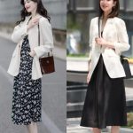 Bộ vest trắng mùa xuân sẽ hợp hơn với những áo lót trong ‘4’ màu này, vừa thời trang vừa thanh lịch