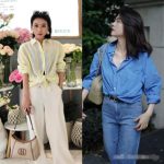 Áo sơ mi + quần ống rộng rất được ưa chuộng. Chúng mang lại cho bạn cảm giác sang trọng vào đầu mùa hè. Chúng thật đẹp khi được mặc theo cách này