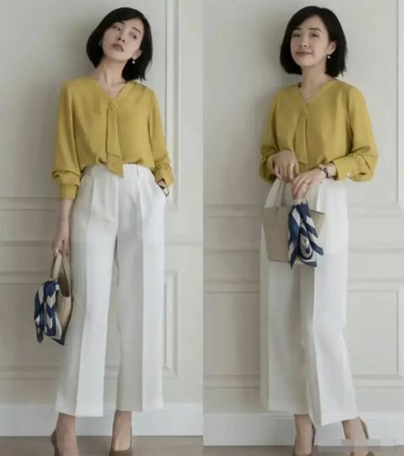 quần trắng, thời trang hè