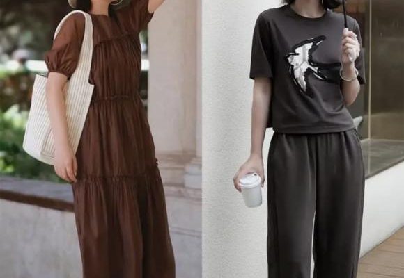 Mặc ‘nâu’ vào đầu mùa hè rất đẹp, ba tông màu tiên tiến và trẻ hóa, bạn không thể sai lầm nếu mặc chúng theo chúng