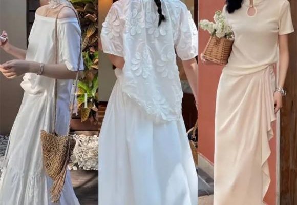 Vào đầu mùa hè, ‘váy dài và quần dài’ vẫn là trang phục đẹp nhất, vừa thời trang vừa che da thịt, lại đầy sự thoải mái